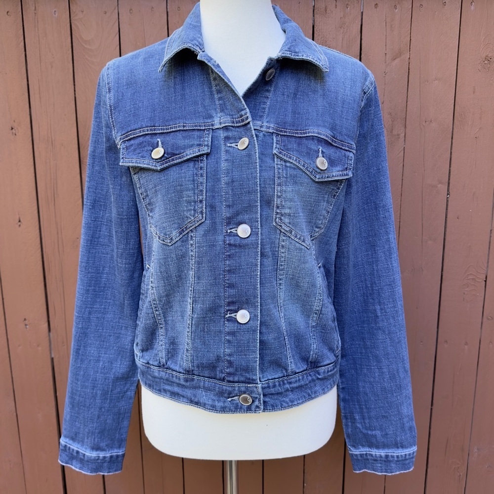 Cosmic Blue Love | NWT Size Small Jean Jacket